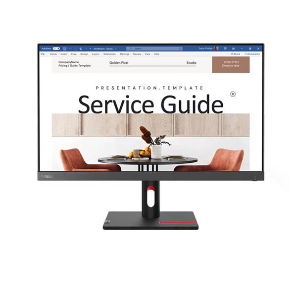 LCD Lenovo ThinkVision S24i-30 (63DEKAR3WW) | 23.8 inch Full HD IPS 100Hz 99% sRGB | VGA | HDMI 1.4 | 1123D